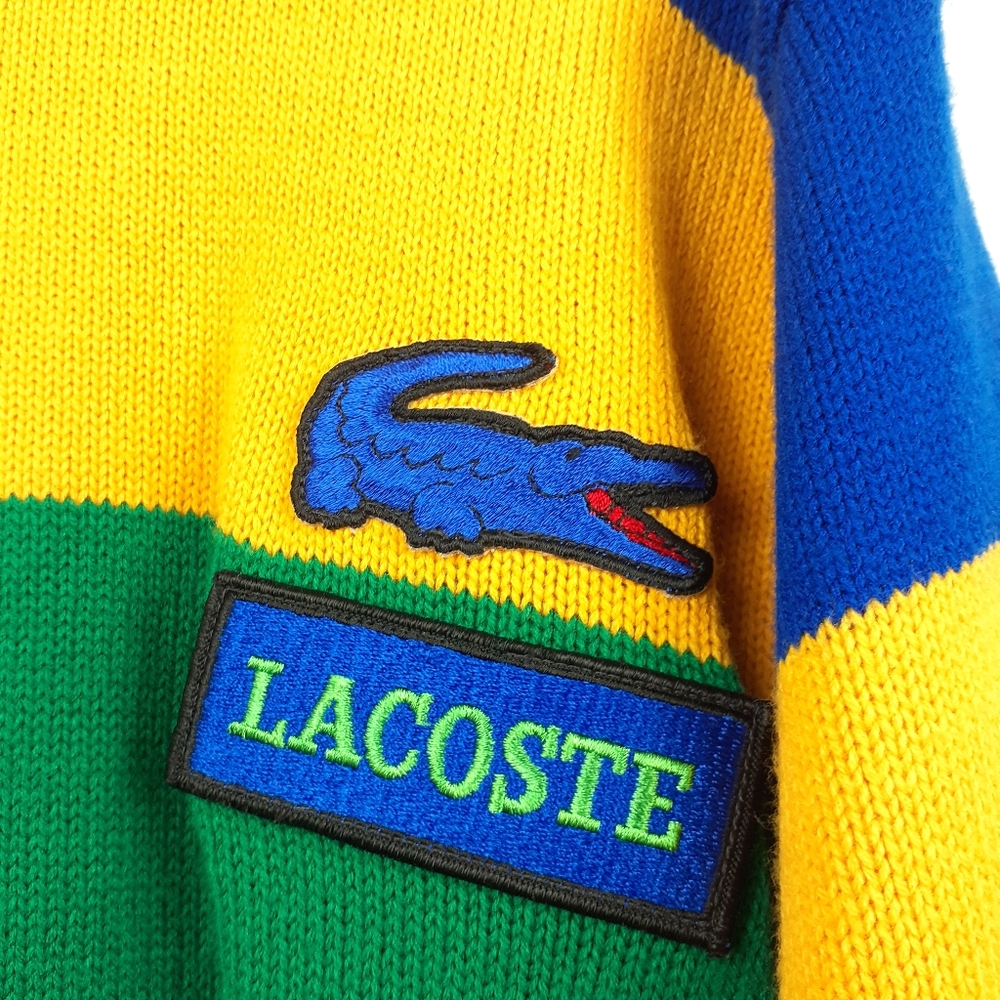 Izod Vintage '88 Lacoste Colorblock Sweater Size L - Picture 2 of 6